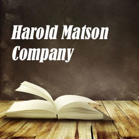 Harold Matson Company - USA Literary Agencies